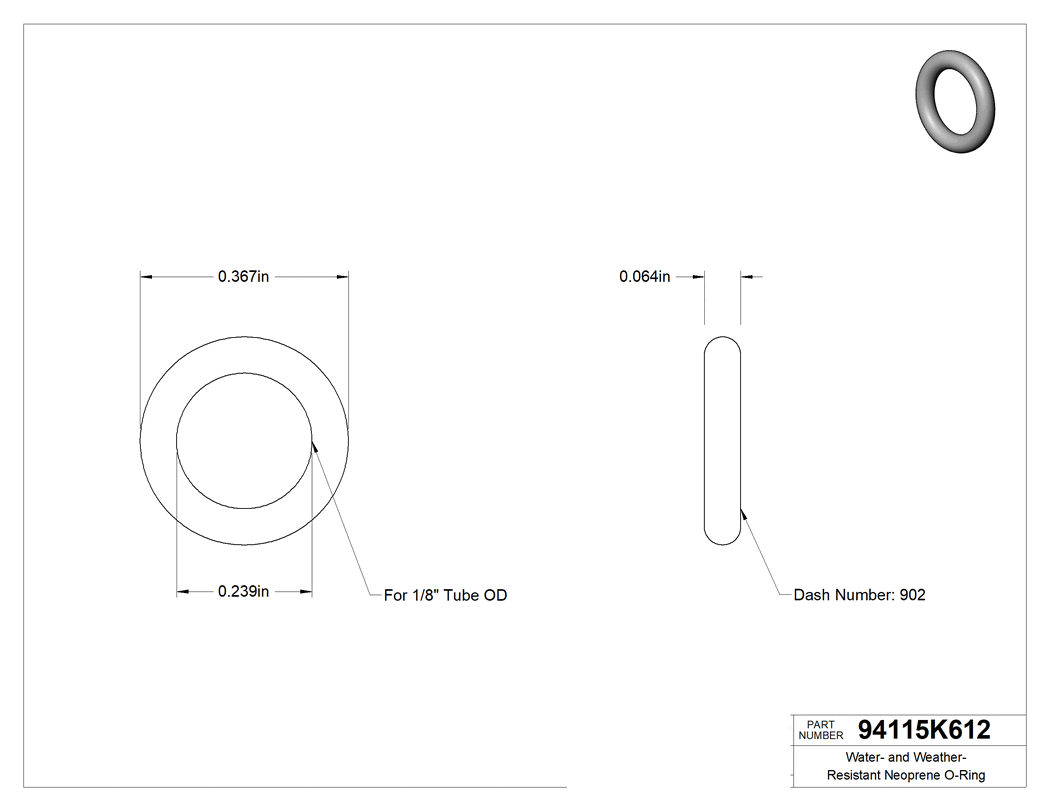 Technical drawing - 94115K612